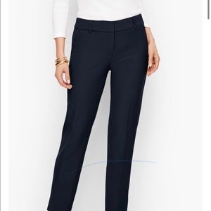 Talbots Slim Crop Ankle Pant Navy